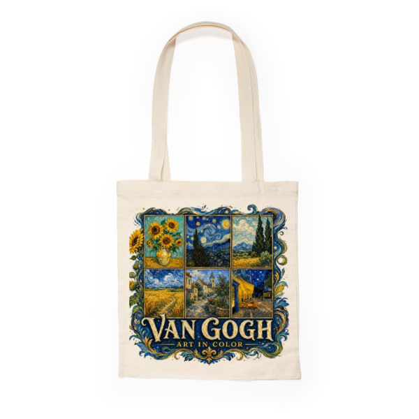 Текстилна чанта Van Gogh Art с художествен принт