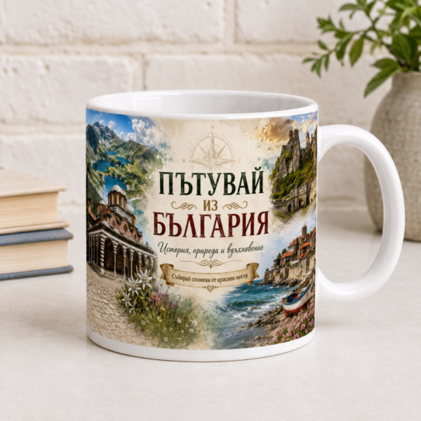 Чаша „Пътувай из България“